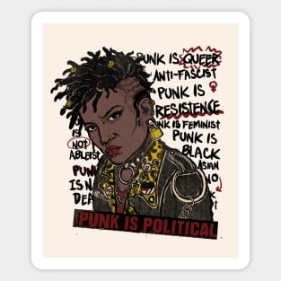 Punk is political Magnet